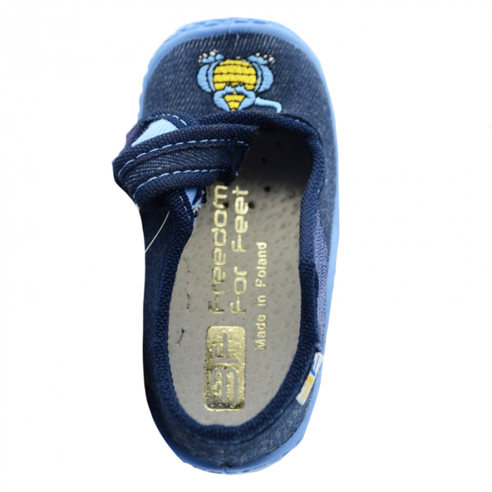 Pantofi din panza pentru baieti 3F F3-27-19, Bleumarin [5]