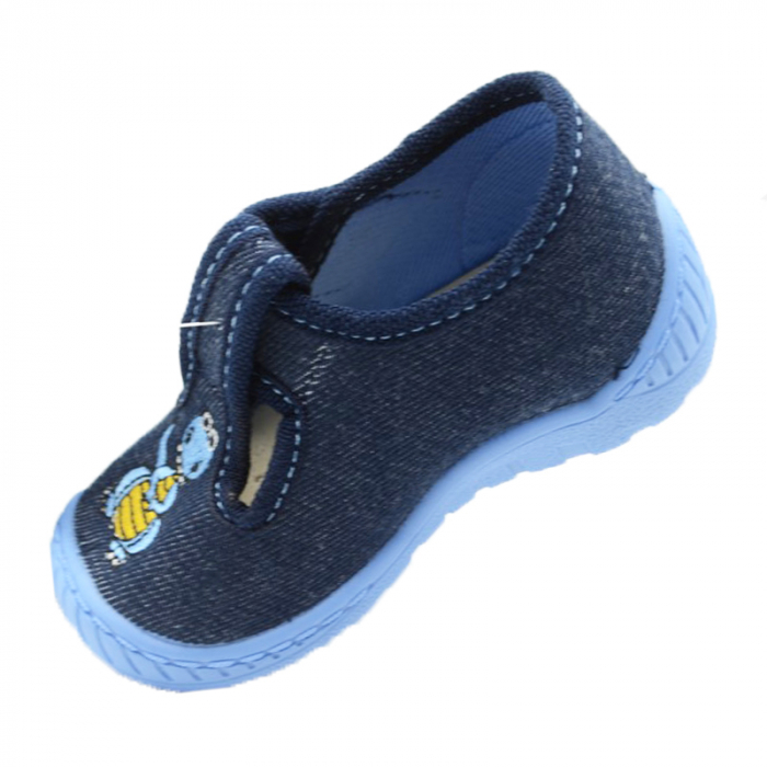 Pantofi din panza pentru baieti 3F F3-27-19, Bleumarin [6]