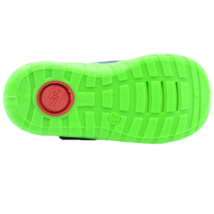 Pantofi din panza pentru baieti 3F F3-6-19, Albastru [7]