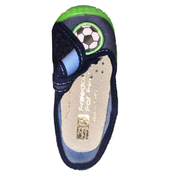 Pantofi din panza pentru baieti 3F F3-6-19, Albastru [6]