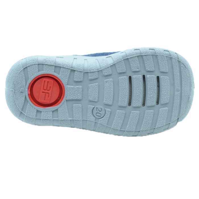 Pantofi din panza pentru baieti 3F F3-8-19, Albastru [5]