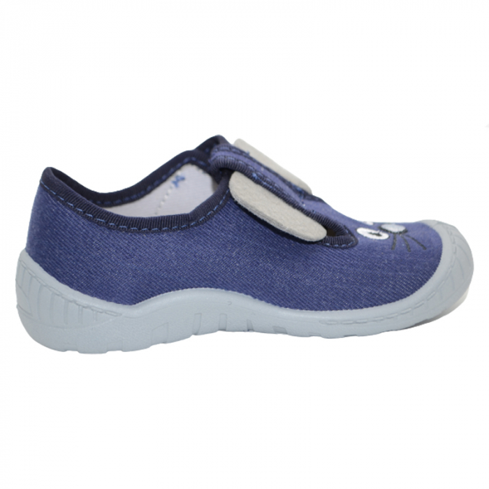 Pantofi din panza pentru baieti 3F F3-G7, Bleumarin [2]