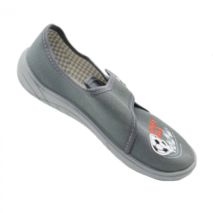 Pantofi din panza pentru baieti Nazo 019DH1G-31, Gri [2]