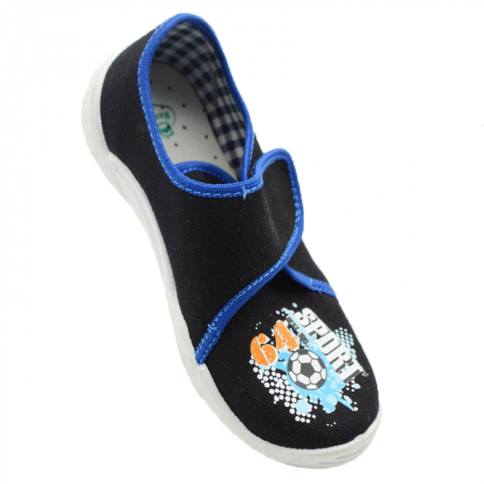 Pantofi din panza pentru baieti Renbut 33-373N-31, Negru [3]