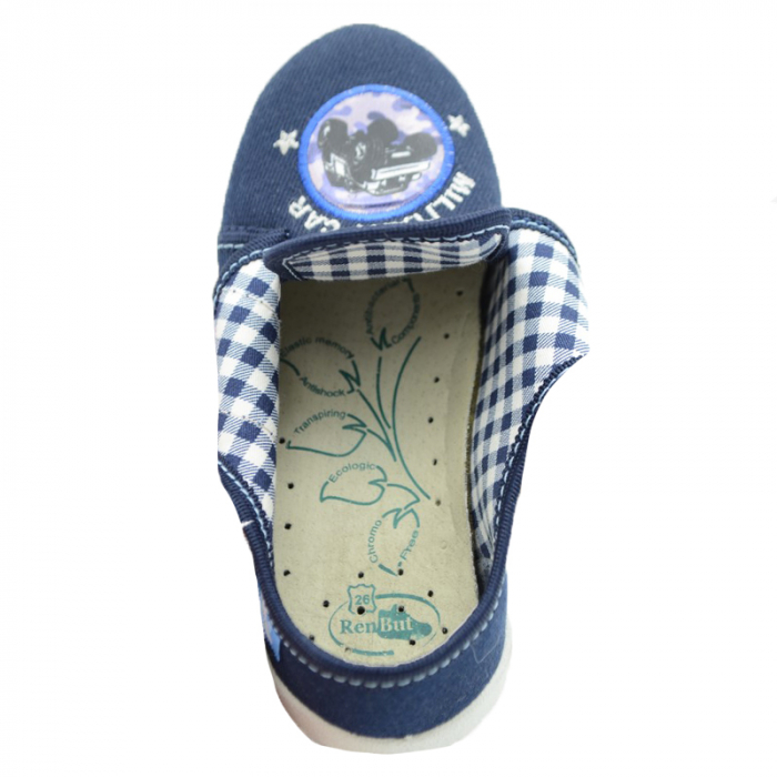 Pantofi din panza pentru baieti Renbut RBTB19B-31, Bleumarin [4]