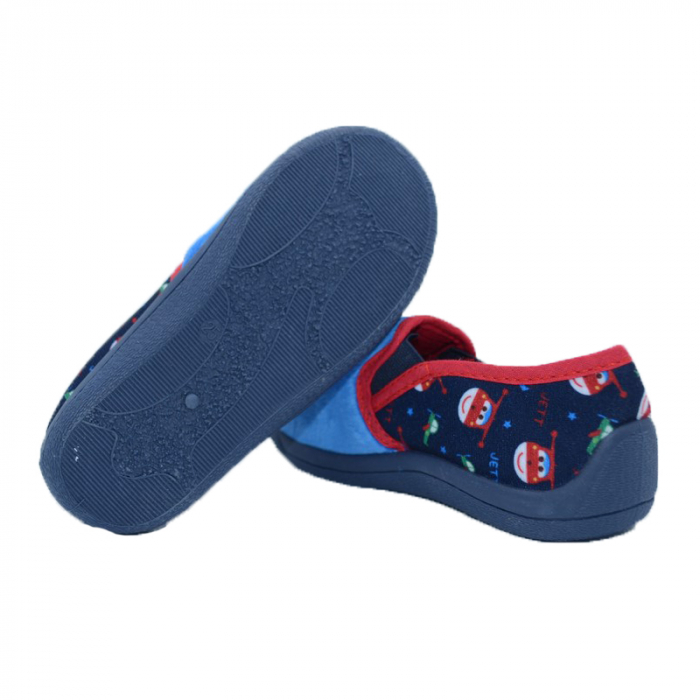 Pantofi din panza pentru baieti Sun City Super Wings HQ47031-30, Albastru [4]