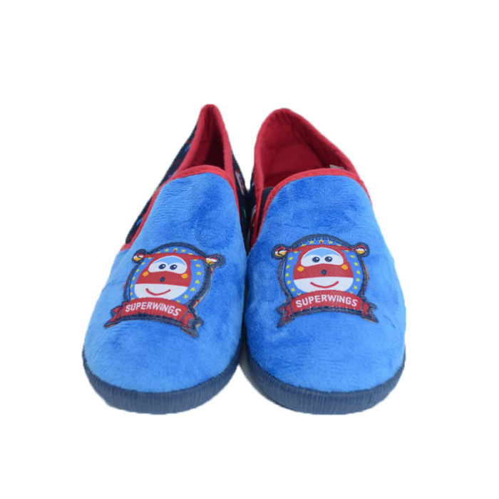 Pantofi din panza pentru baieti Sun City Super Wings HQ47031-30, Albastru [3]