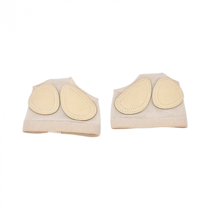Pantofi din pânză pentru degetele de la picioare, pentru a fixa bine piciorul pe podea, folosiți la balet, gimnastică și dans, Mini Junior, BLRMJ61224, Crem [2]