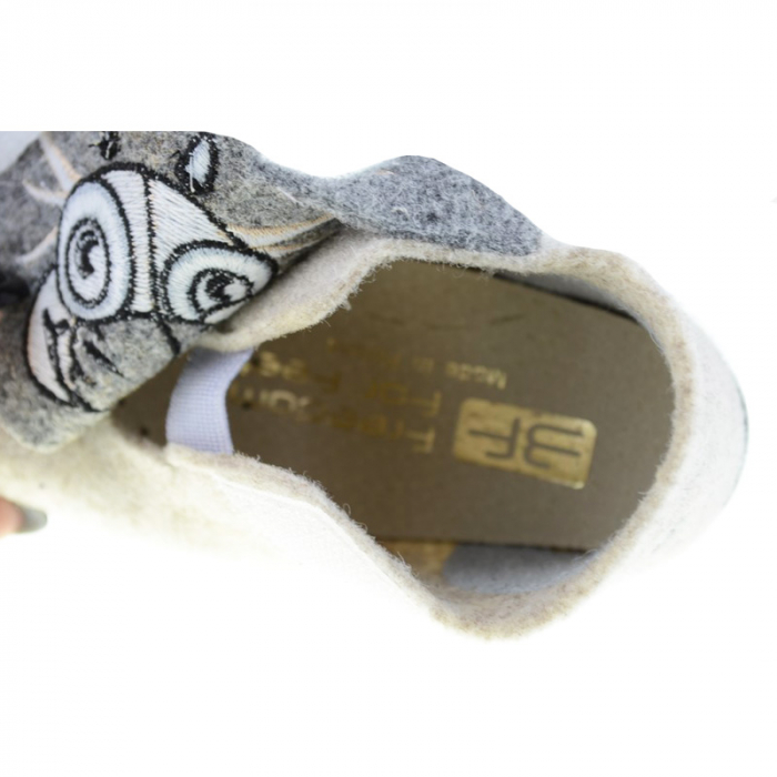 Pantofi din panza pentru fete 3F F3-21-25, Crem [5]