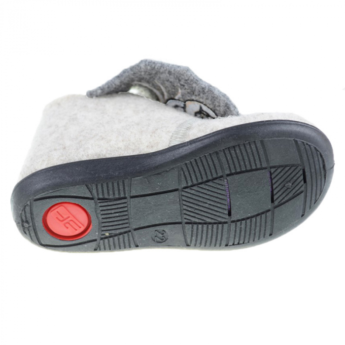 Pantofi din panza pentru fete 3F F3-21-25, Crem [4]
