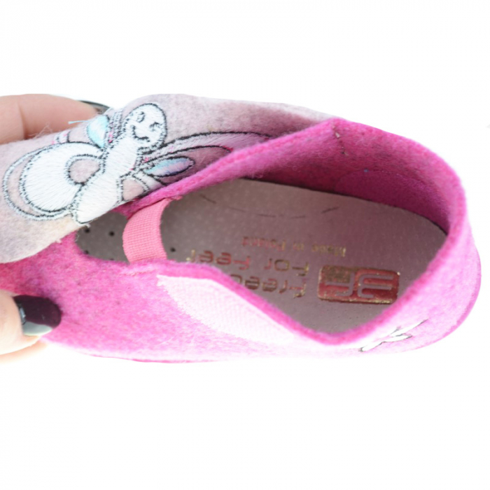 Pantofi din panza pentru fete 3F F3-22-25, Fucsia [3]