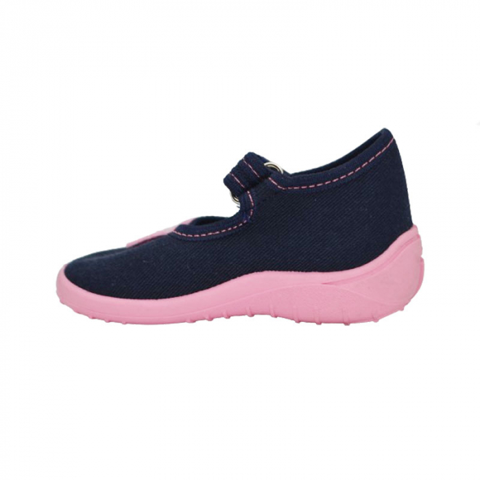 Pantofi din panza pentru fete Nazo PFNZ-2, Bleumarin [3]
