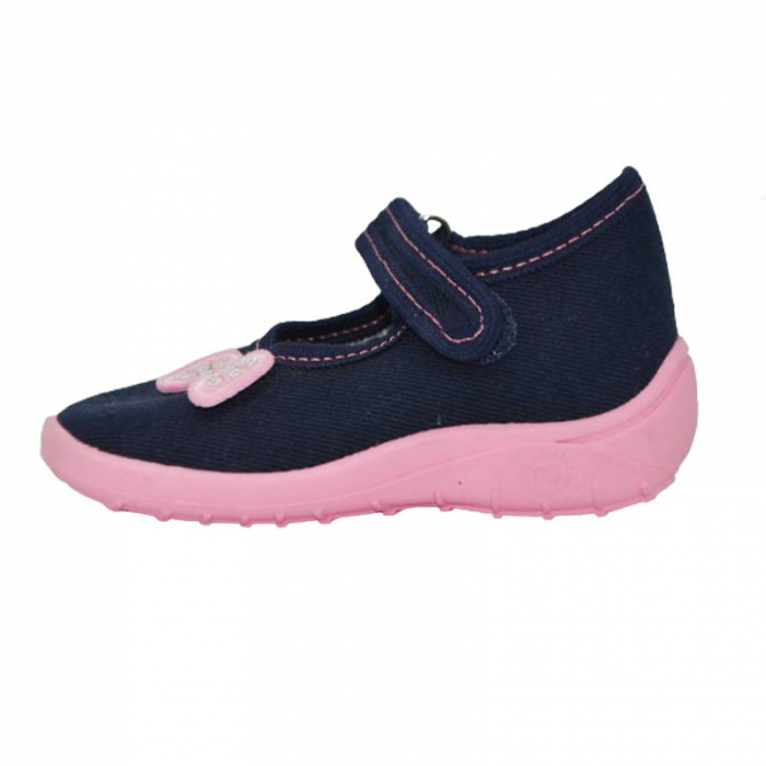 Pantofi din panza pentru fete Nazo PFNZ-2, Bleumarin [1]
