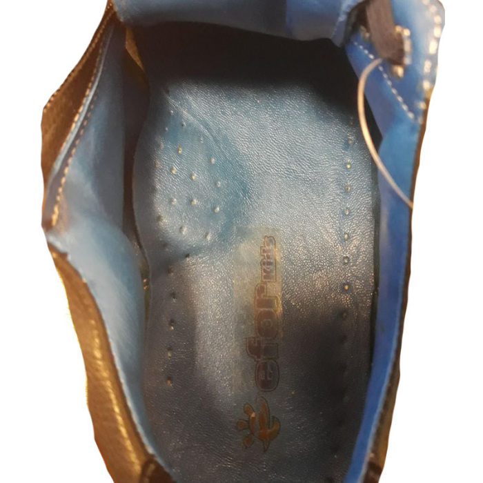 Pantofi din piele naturala pentru baieti Efor EFRB6-31, Bleumarin [5]