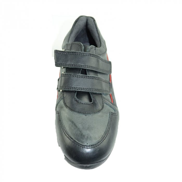 Pantofi din piele naturala pentru baieti Pinky Pinky PP20-35, Negru [3]