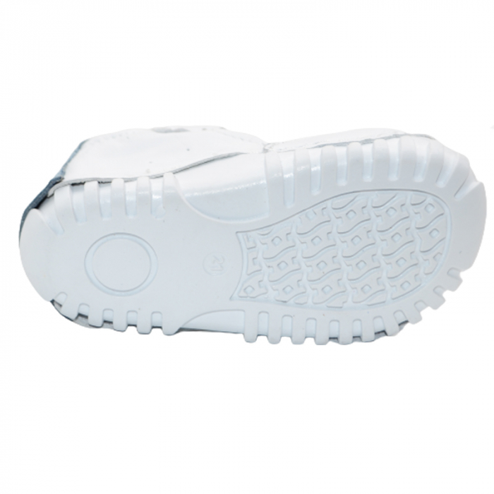Pantofi din piele ortopedici pentru baieti Small Foot SMLFS-28, Alb [2]