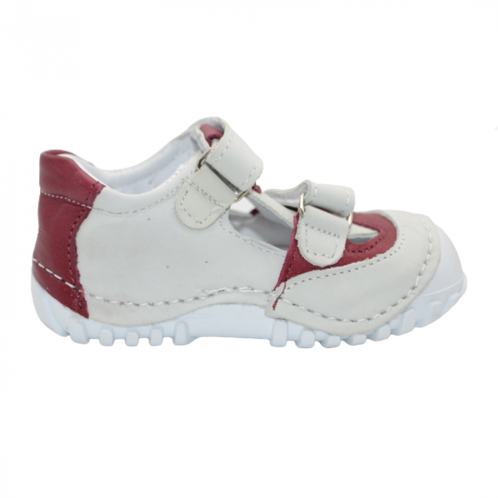 Pantofi din piele ortopedici pentru copii Small Foot SMLFS-29, Alb [4]
