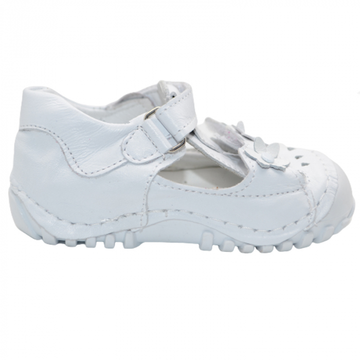 Pantofi din piele ortopedici pentru fete Small Foot SMLFS-31, Alb [4]
