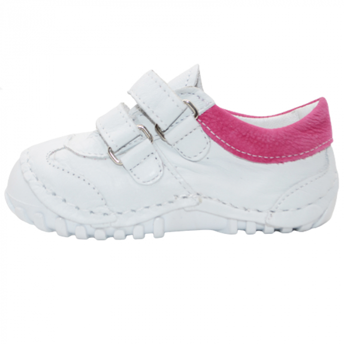 Pantofi din piele ortopedici pentru fete Small Foot SMLFS-35, Alb [3]