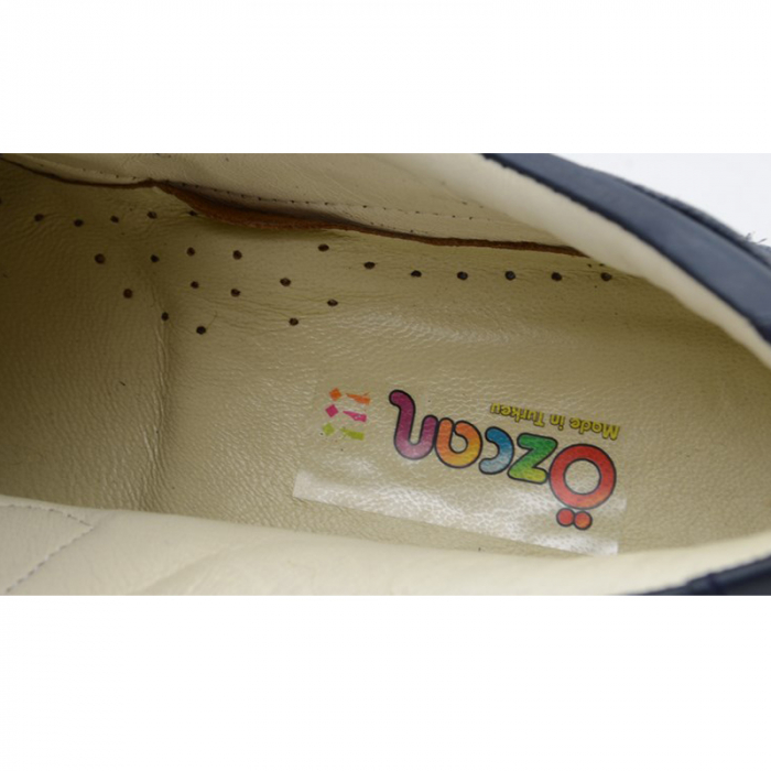 Pantofi din piele pentru baieti Ozcan OZC-7-36, Bleumarin [4]