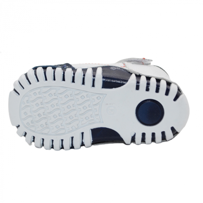 Pantofi din piele pentru baieti Small Foot SMLFS-25, Alb [4]