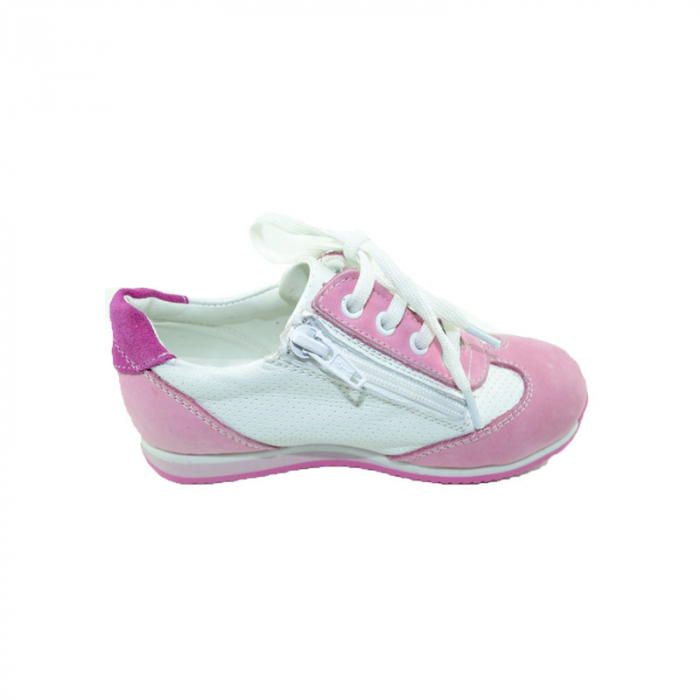 Pantofi din piele pentru fete Efor EFR1-29, Roz [3]