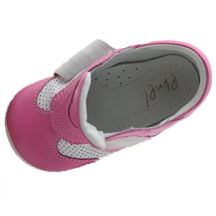Pantofi din piele pentru fete Emel EML-1-21, Roz [5]