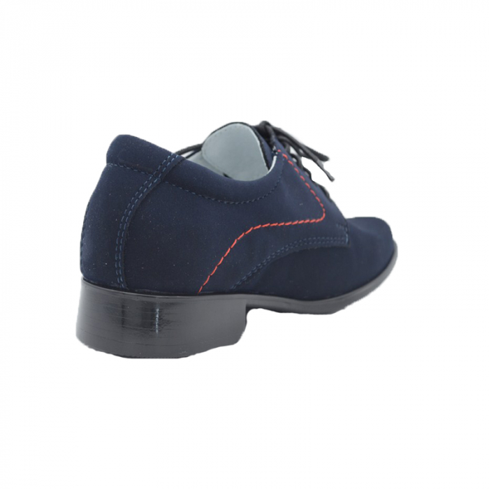 Pantofi eleganti pentru baieti Noster 406-B-31, Bleumarin [4]