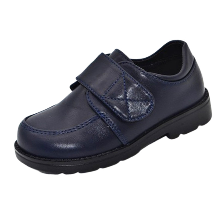 Pantofi ortopedici, eleganti, cu scai, pentru baieti, MRS R03B-25, Bleumarin [1]