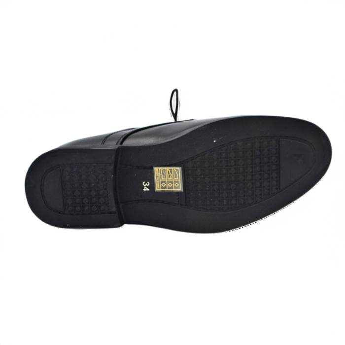 Pantofi eleganti, cu șiret, pentru baieti, MRS M26-5, Negru [3]