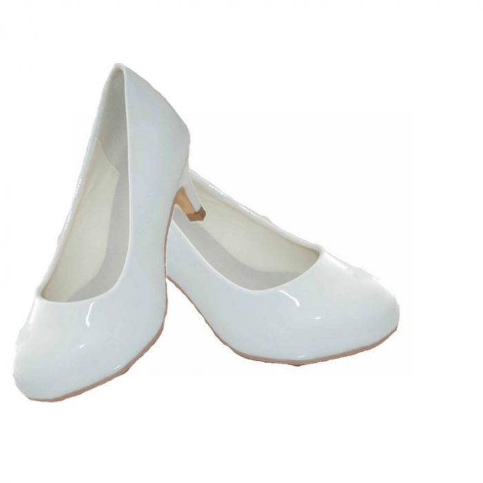 Pantofi eleganti cu toc pentru fete MRS 92633A-31, Alb [2]
