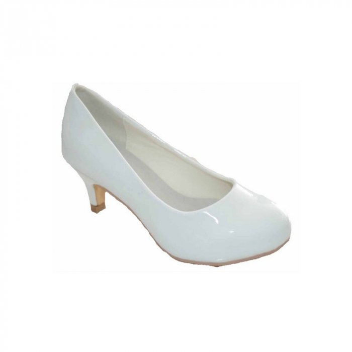 Pantofi eleganti cu toc pentru fete MRS 92633A-31, Alb [3]