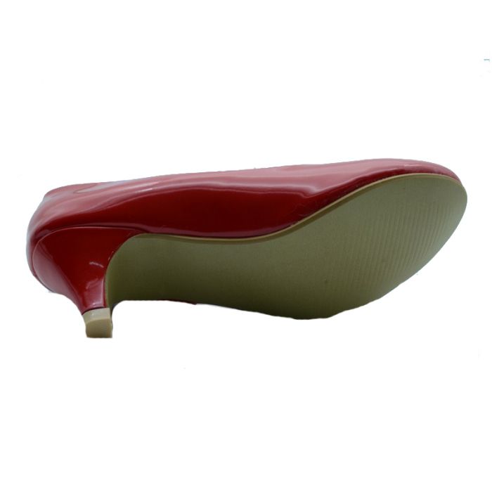 Pantofi eleganti cu toc pentru fete MRS M1291-RO-35, Rosu [2]