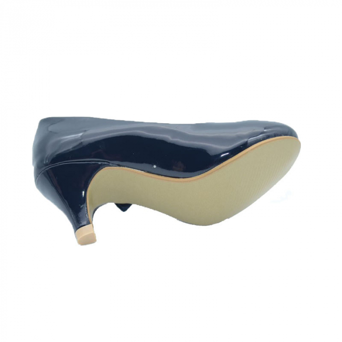 Pantofi eleganti cu toc pentru fete MRS M1291B-35, Bleumarin [3]
