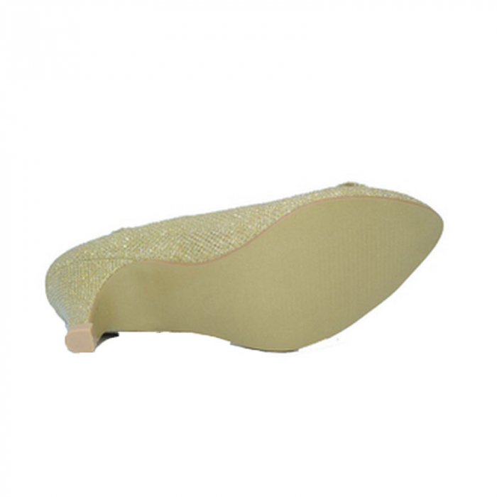 Pantofi eleganti cu toc pentru fete MRS R1282-2 R1282-2 AU-36, Auriu [2]