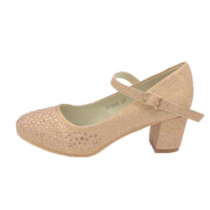 Pantofi eleganti pentru fete MRS M1311-R-31, Roz [2]