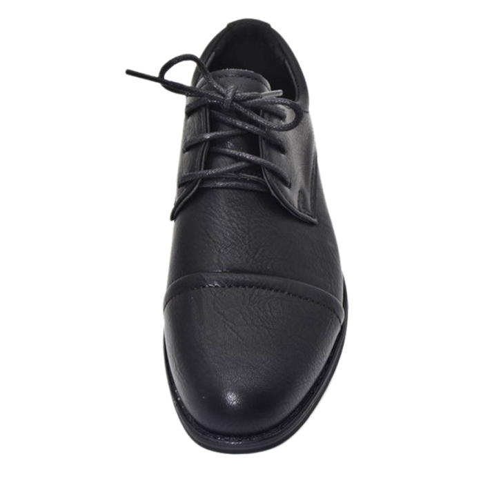 Pantofi eleganti, cu șiret, pentru baieti, MRS M006-31, Negru [4]