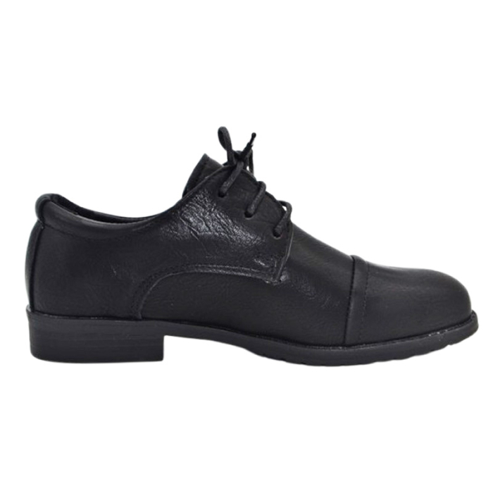Pantofi eleganti, cu șiret, pentru baieti, MRS M006-31, Negru [2]