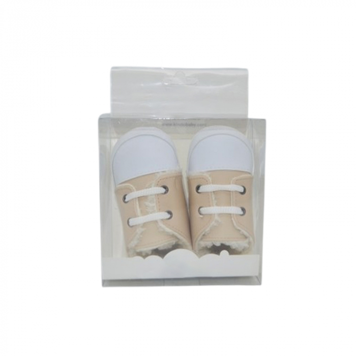 Pantofi imblaniti pentru bebelusi, Mini Junior, PNTF-MJ1, Crem [5]