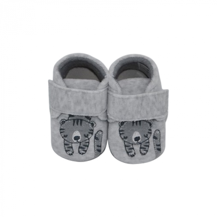 Pantofi imblaniti pentru bebelusi, Mini Junior, PNTF-MJ11, Gri [2]