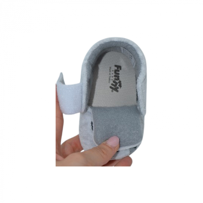 Pantofi imblaniti pentru bebelusi, Mini Junior, PNTF-MJ11, Gri [4]