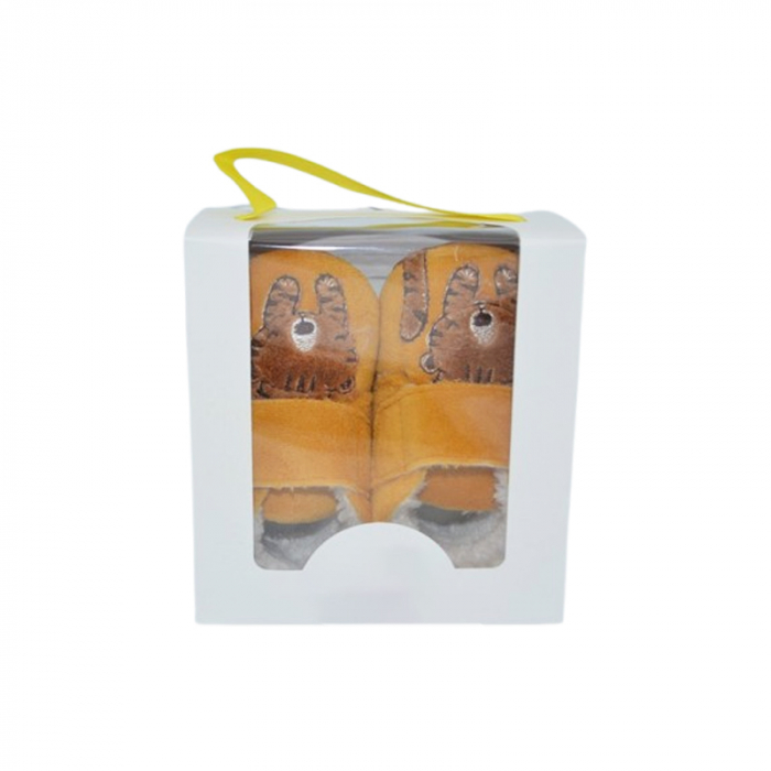 Pantofi imblaniti pentru bebelusi, Mini Junior, PNTF-MJ12, Galben [3]