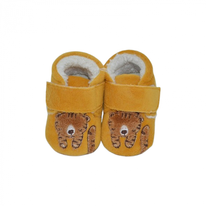 Pantofi imblaniti pentru bebelusi, Mini Junior, PNTF-MJ12, Galben [2]