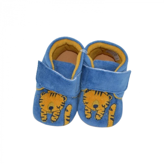 Pantofi imblaniti pentru bebelusi, Mini Junior, PNTF-MJ14, Albastru [2]