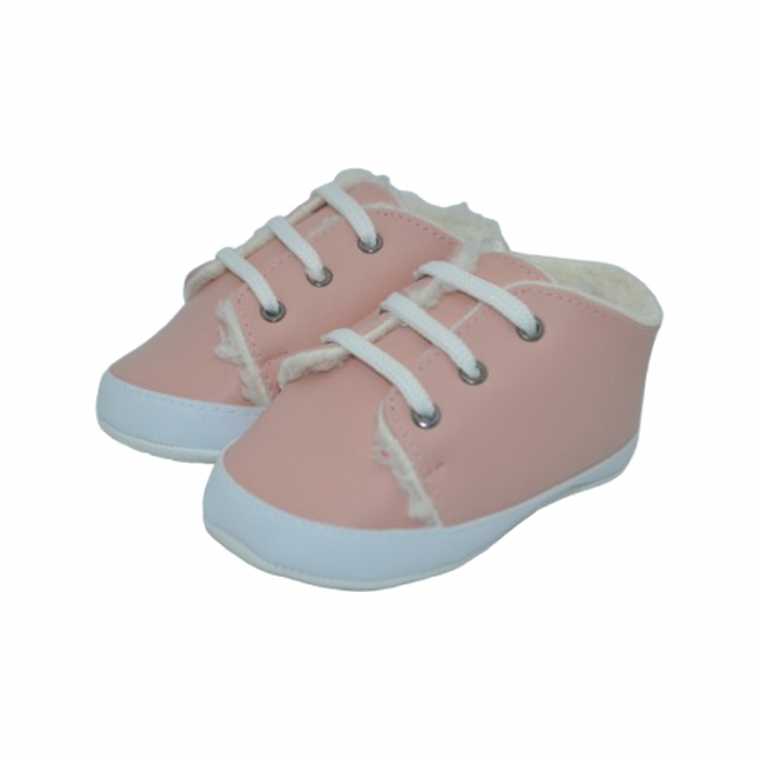 Pantofi imblaniti pentru bebelusi, Mini Junior, PNTF-MJ2, Roz [1]