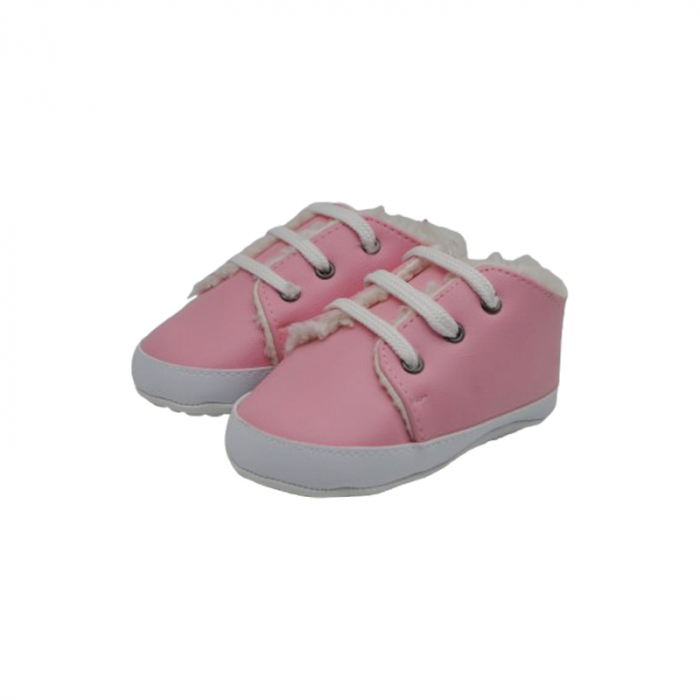 Pantofi imblaniti pentru bebelusi, Mini Junior, PNTF-MJ4, Roz [1]