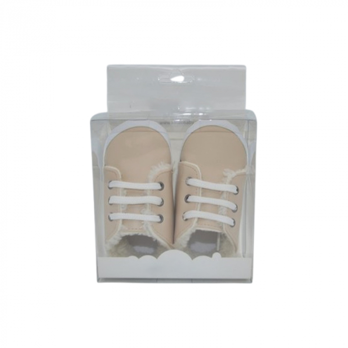 Pantofi imblaniti pentru bebelusi, Mini Junior, PNTF-MJ5, Crem [2]