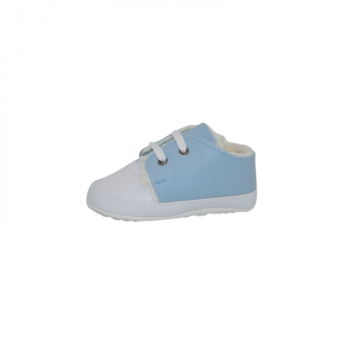 Pantofi imblaniti pentru bebelusi, Mini Junior, PNTF-MJ6, Albastru [3]