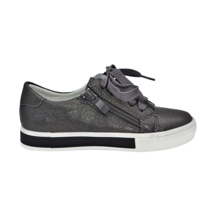 Pantofi ortopedici cu brant din piele, pentru fete, Bessky HFB1319-1, Gri [3]