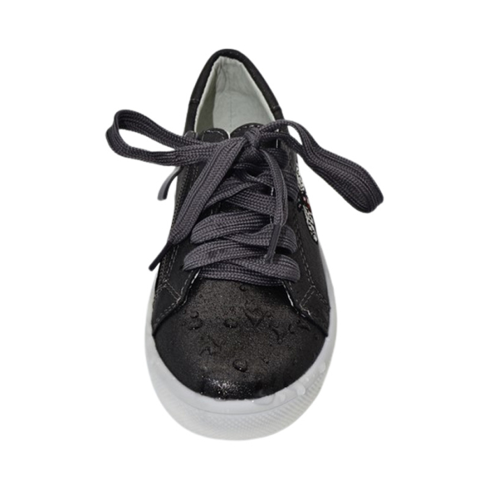 Pantofi ortopedici cu brant din piele, pentru fete, Bessky HFB1319-1, Gri [5]